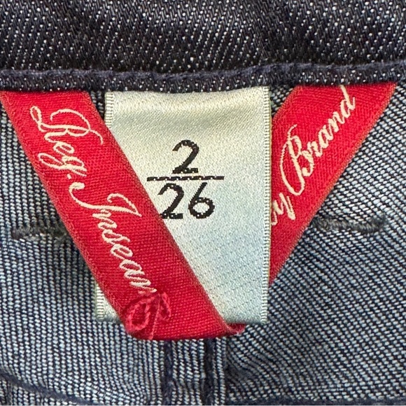 Lucky Brand Easy Rider Bootcut Jeans 2/26 Embroidered Pockets - Picture 5 of 8